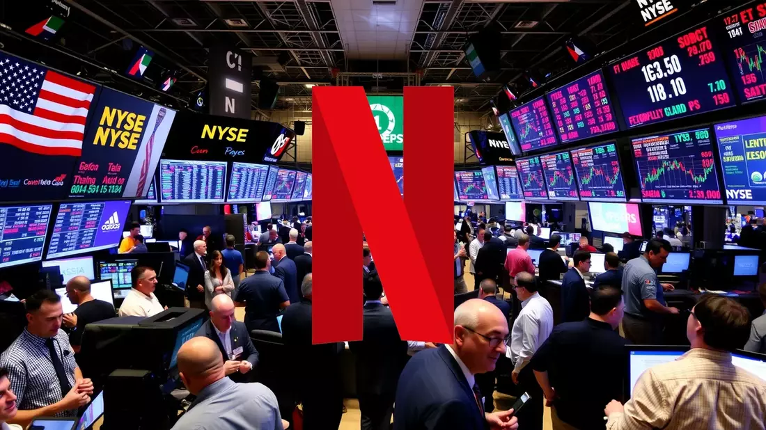 Netflix's $2.8 Billion Windfall Fuels Bullish Earnings Expectations Illustration mit AI erstellt übermittelt durch boerse-global.de