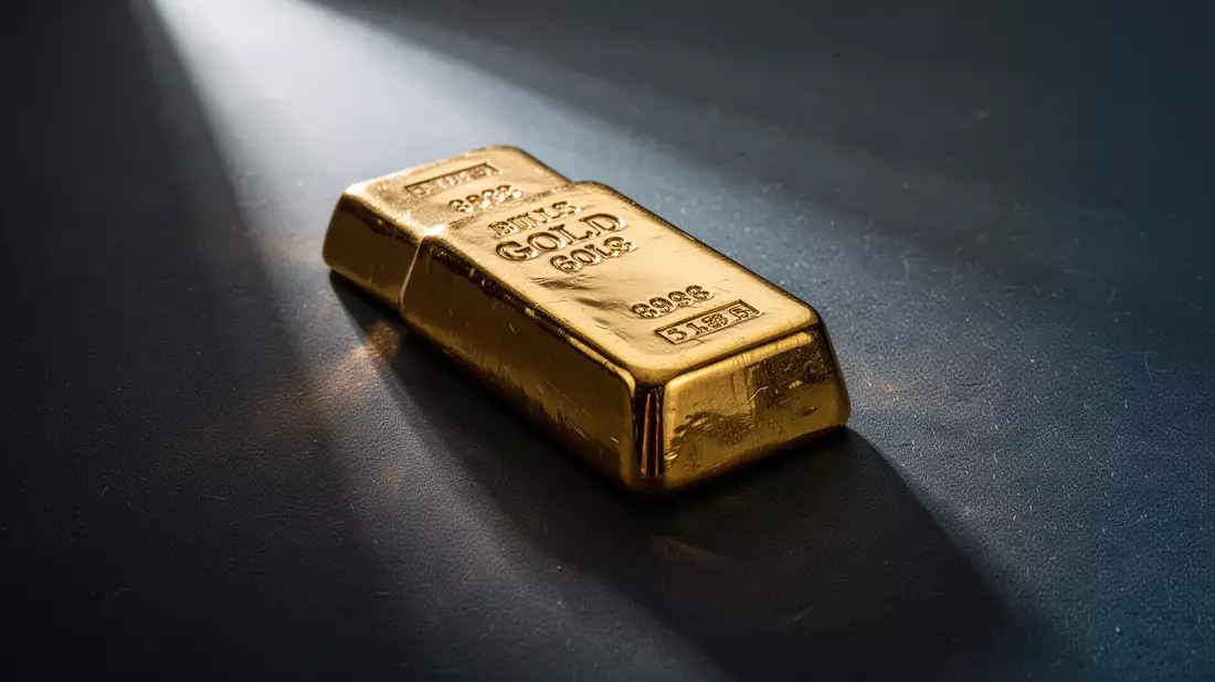 Gold: Zins-Comeback stoppt Rally Illustration mit AI erstellt übermittelt durch boerse-global.de