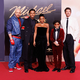 Der Cast vom Biopic «Michael» mit Jaafar Jackson (2. v. l.) kam zur internationalen Premiere in Berlin. - Foto: Carsten Koall/dpa