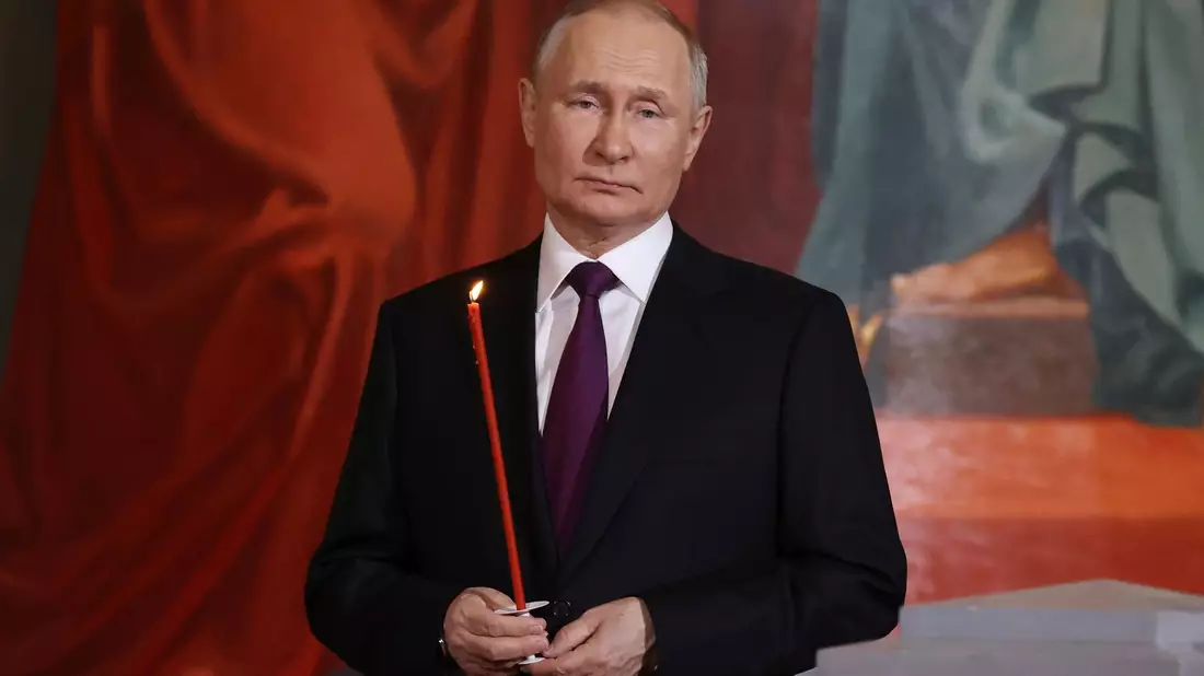Kremlchef Wladimir Putin hat für das orthodoxe Osterfest eine Feuerpause angesetzt. (Archivbild) - Bild: Sergei Karpukhin/Pool Sputnik Kremlin/AP/dpa