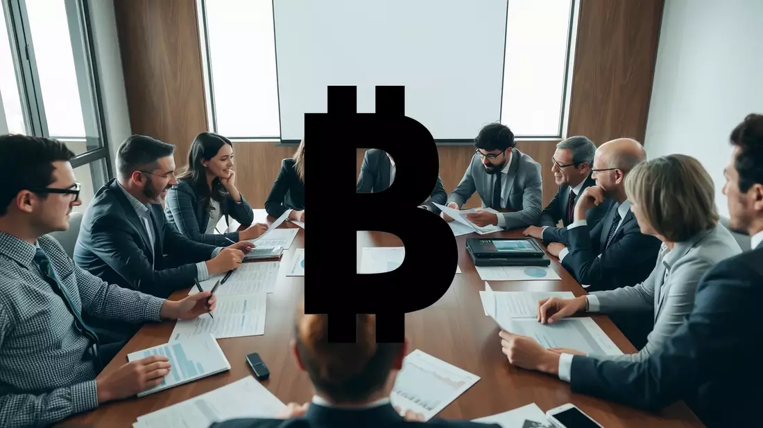 Strategy's $5 Billion Paper Loss Fuels a Lone Bitcoin Buying Spree Illustration mit AI erstellt übermittelt durch boerse-global.de