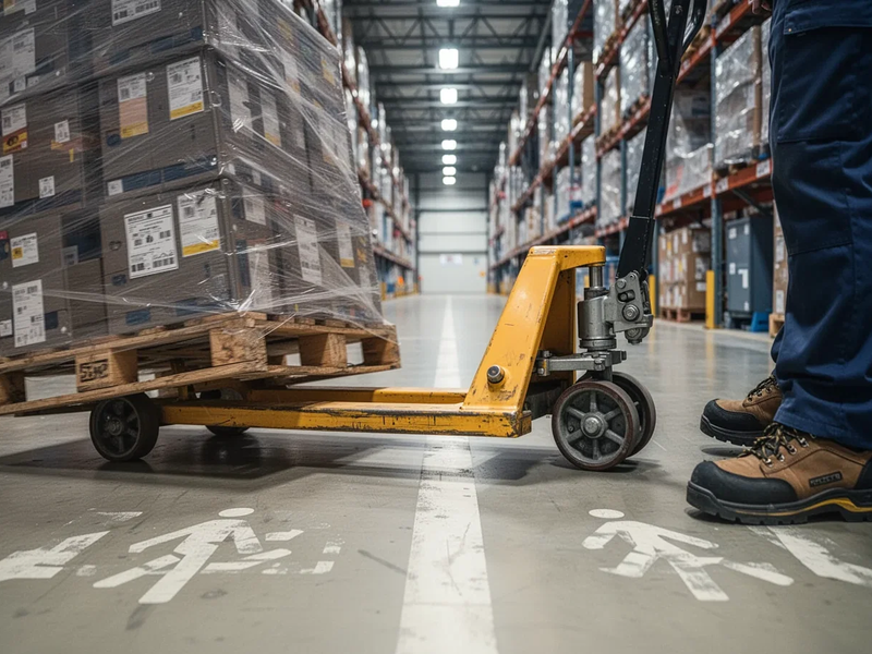 Palettenhubwagen: Die unterschätzte Gefahr im Lager - Foto: über boerse-global.de