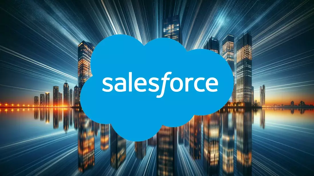 Salesforce: La tormenta sectorial pone a prueba la resiliencia del gigante del CRM Illustration mit AI erstellt übermittelt durch boerse-global.de