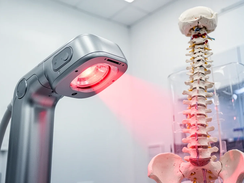 Rotlichttherapie bekämpft Rückenschmerzen im Büro - Foto: über boerse-global.de