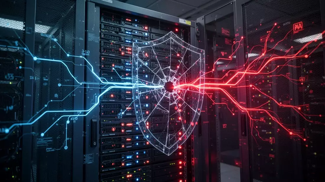 Cyberangriffe erreichen 2026 neue Dimension Illustration mit AI erstellt übermittelt durch boerse-global.de