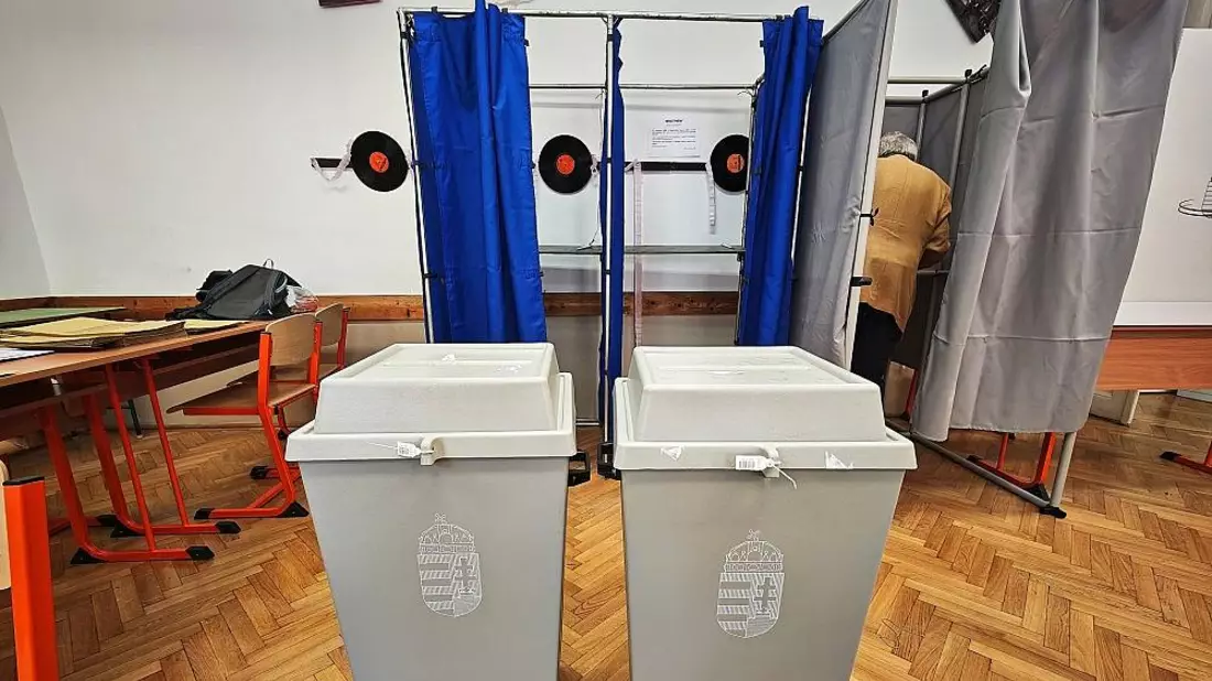 Wahllokal in Ungarn am 12.04.2026 - Bild: via dts Nachrichtenagentur
