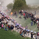 Paris-Roubaix sorgt immer wieder für Spektakel.  - Foto: Anne-Christine Poujoulat/AFP/dpa