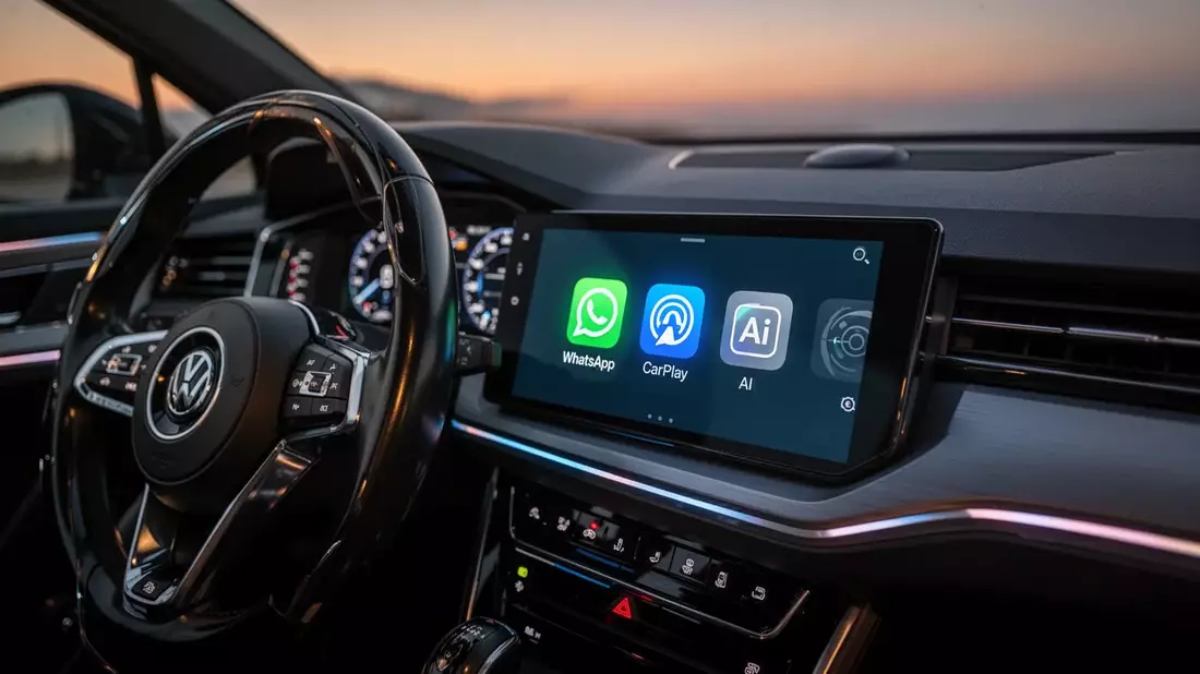 Apple modernisiert CarPlay mit WhatsApp, ChatGPT und Google Meet - Bild: über boerse-global.de
