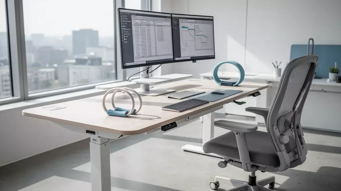 Ergonomie am Arbeitsplatz: Bewegung schlägt teure Stühle - Bild: über boerse-global.de
