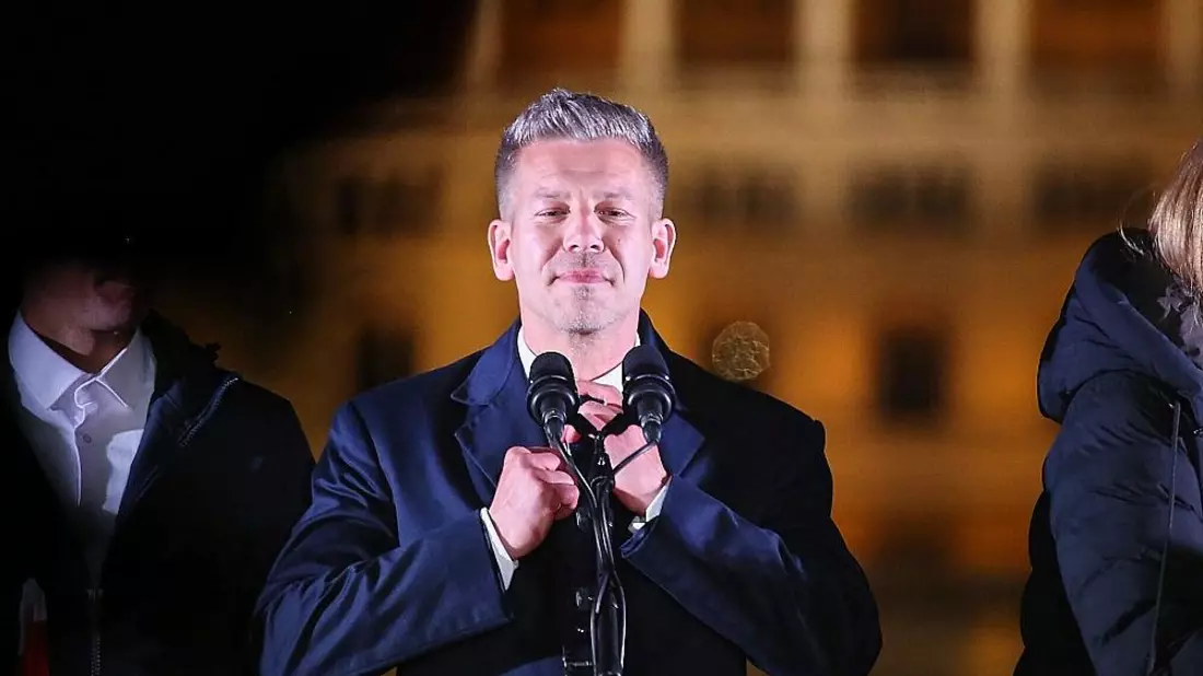 Péter Magyar am 12.04.2026 - Bild: via dts Nachrichtenagentur