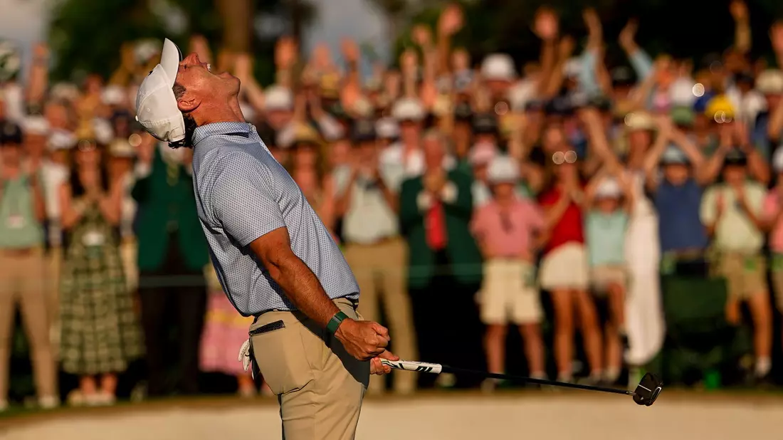Nach dem finalen Putt brachen die Emotionen aus Rory McIlroy heraus. - Bild: Eric Gay/AP/dpa