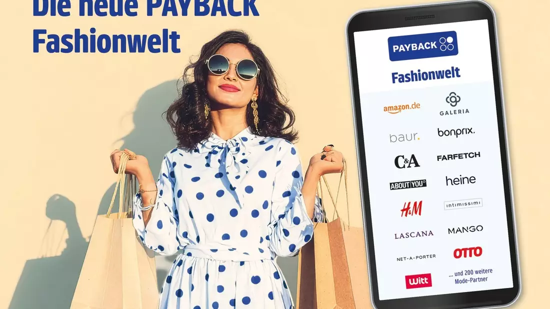 Die neue PAYBACK Fashionwelt bietet 200 Brands mit Modehighlights und Punkten on top / PAYBACK Fashion Week von 13. bis 19. April bietet viele zusätzliche Punkte-Sammelmöglichkeiten - Bild: presseportal.de