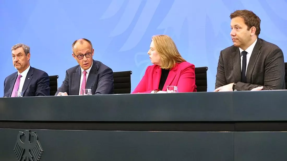 Pressekonferenz nach Koalitionsausschuss am 13.04.2026 - Bild: via dts Nachrichtenagentur