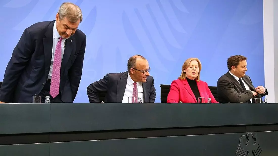 Pressekonferenz nach Koalitionsausschuss am 13.04.2026 - Bild: via dts Nachrichtenagentur