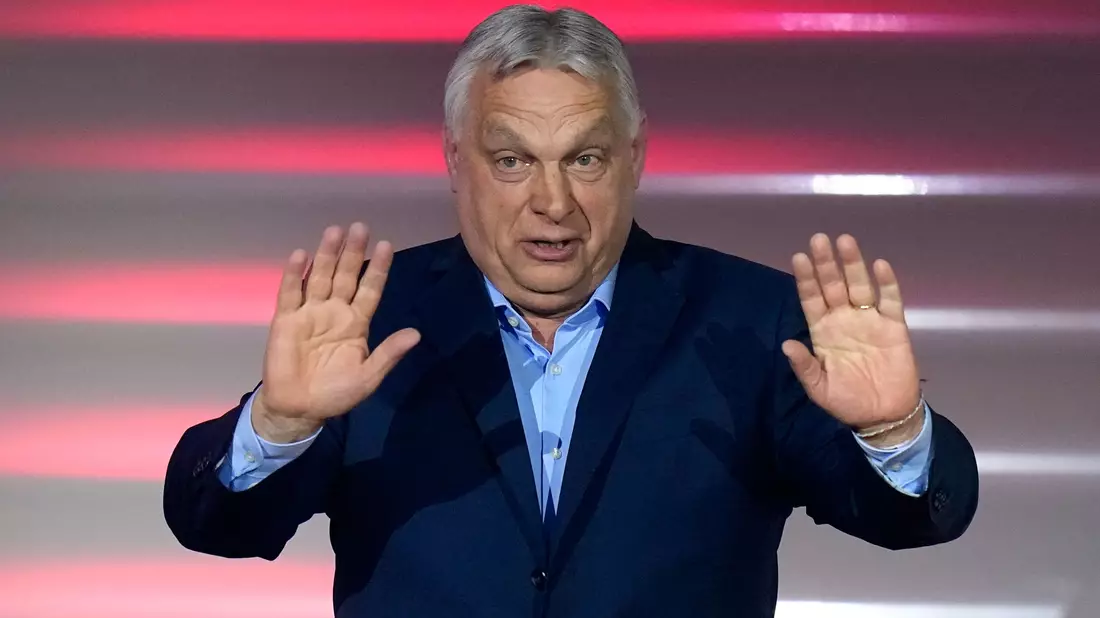 Die Mehrheit der Ungarn wünschte sich am Ende kein weiteres Regierungsmandat für den Rechtspopulisten Viktor Orban.  - Bild: Petr David Josek/AP/dpa