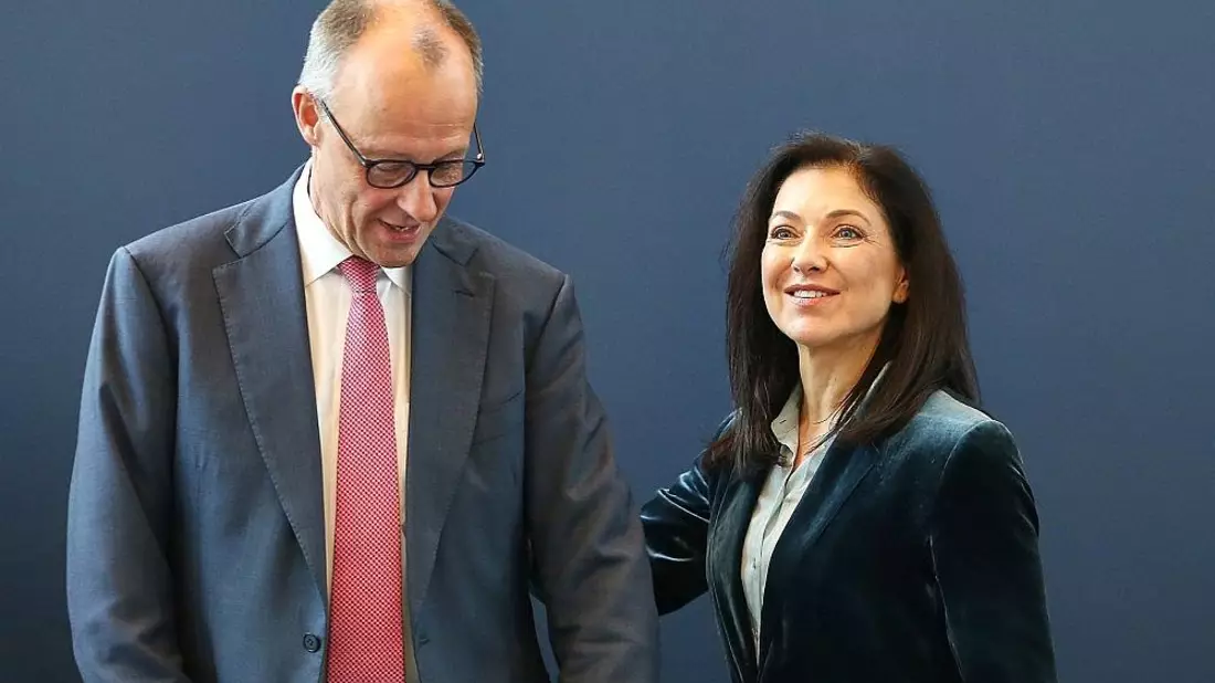 Friedrich Merz und Katherina Reiche am 13.04.2026 - Bild: via dts Nachrichtenagentur