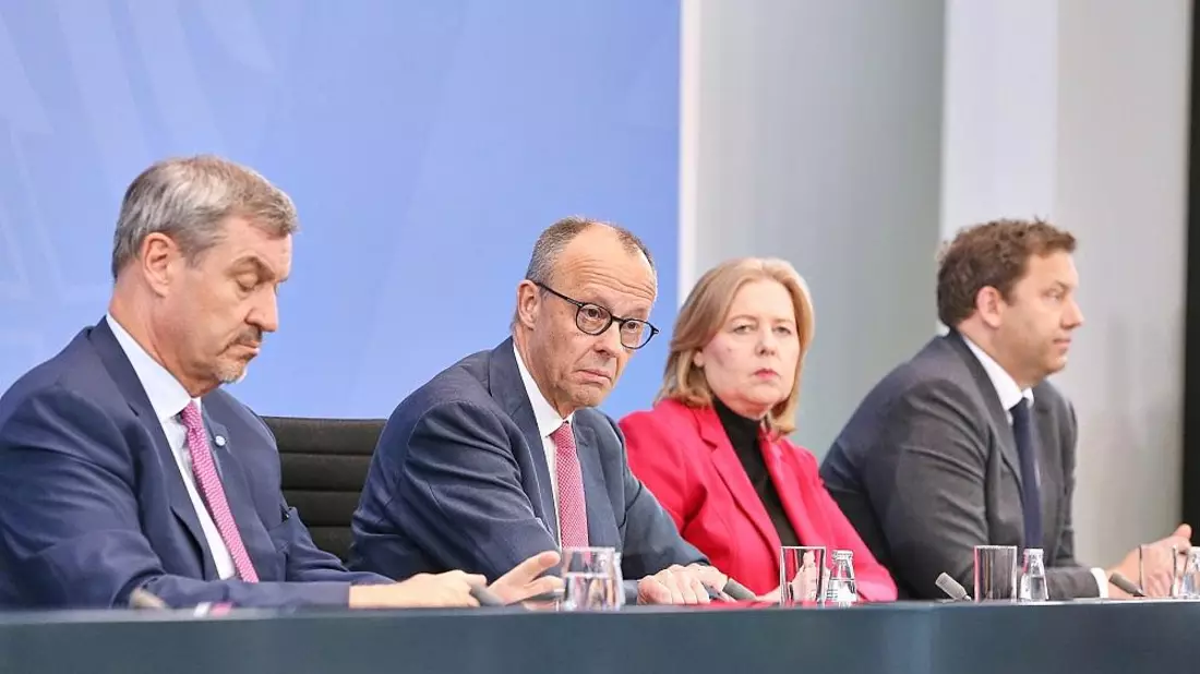 Pressekonferenz nach Koalitionsausschuss am 13.04.2026 - Bild: via dts Nachrichtenagentur
