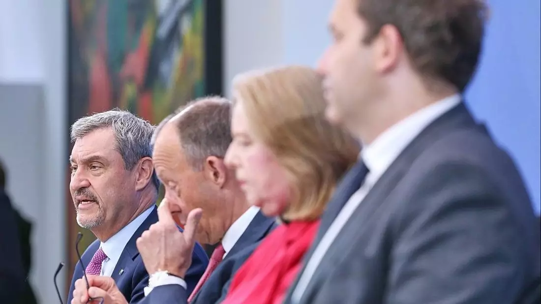 Pressekonferenz nach Koalitionsausschuss am 13.04.2026 - Bild: via dts Nachrichtenagentur