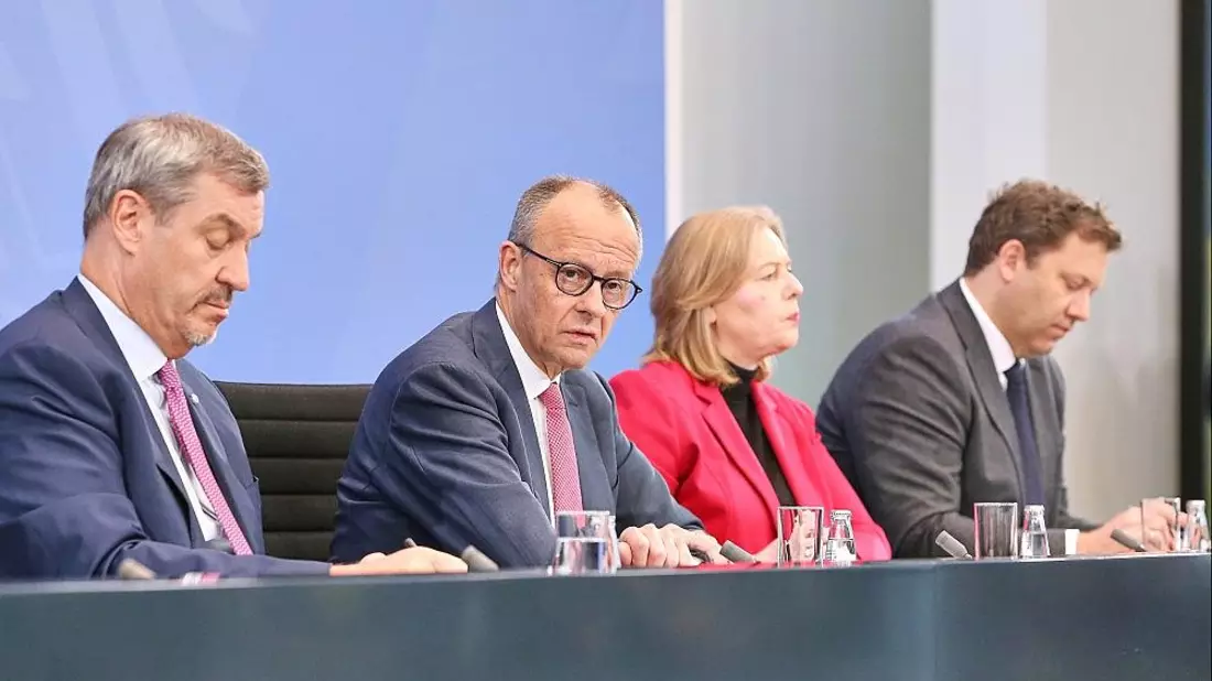 Pressekonferenz nach Koalitionsausschuss am 13.04.2026 - Bild: via dts Nachrichtenagentur