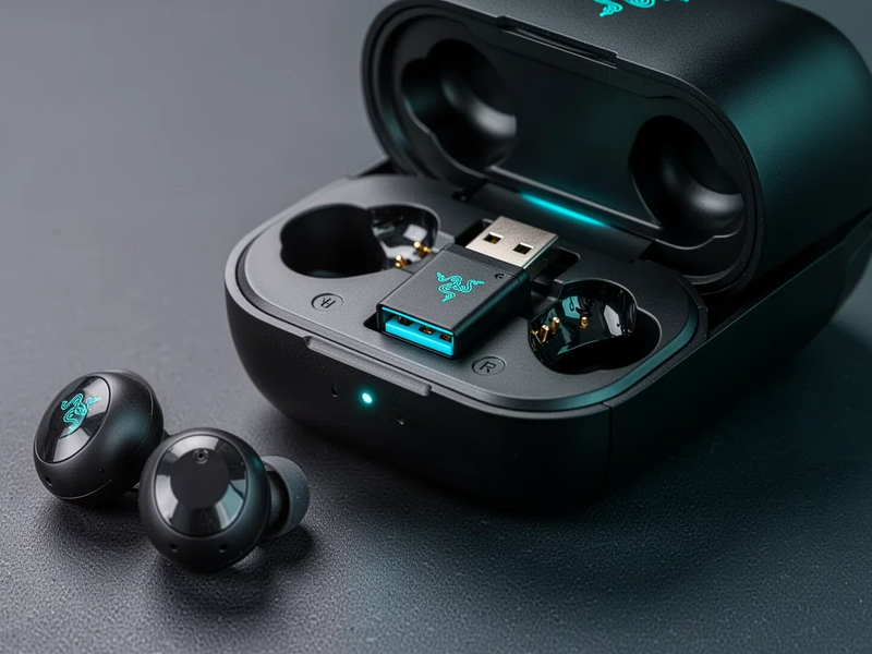 Razer Hammerhead V3 HyperSpeed: Gaming-Headset mit Empfänger im Ladecase - Foto: über boerse-global.de