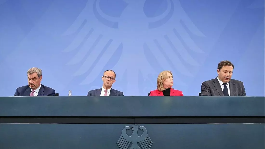Pressekonferenz nach Koalitionsausschuss am 13.04.2026 - Bild: via dts Nachrichtenagentur
