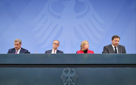 Pressekonferenz nach Koalitionsausschuss am 13.04.2026 - Foto: via dts Nachrichtenagentur