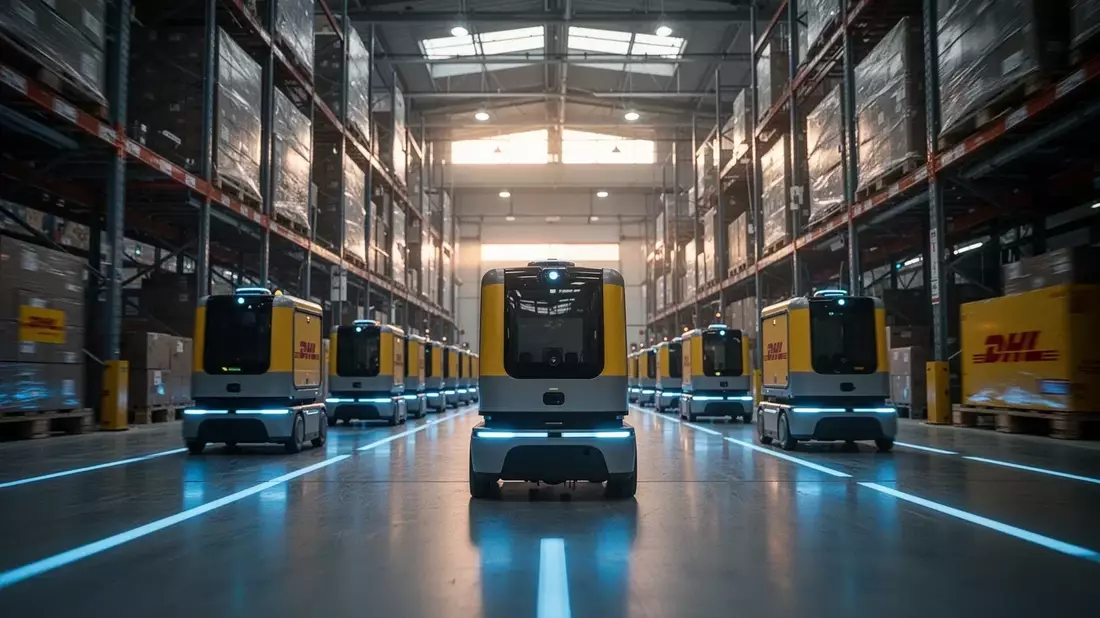 DHL Aktie: Roboter-Offensive läuft - Bild: über boerse-global.de