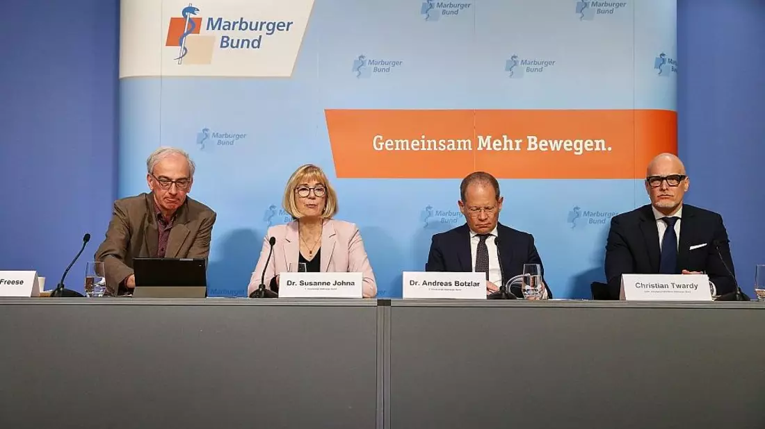 Pressekonferenz Marburger Bund am 14.04.2026 - Bild: via dts Nachrichtenagentur