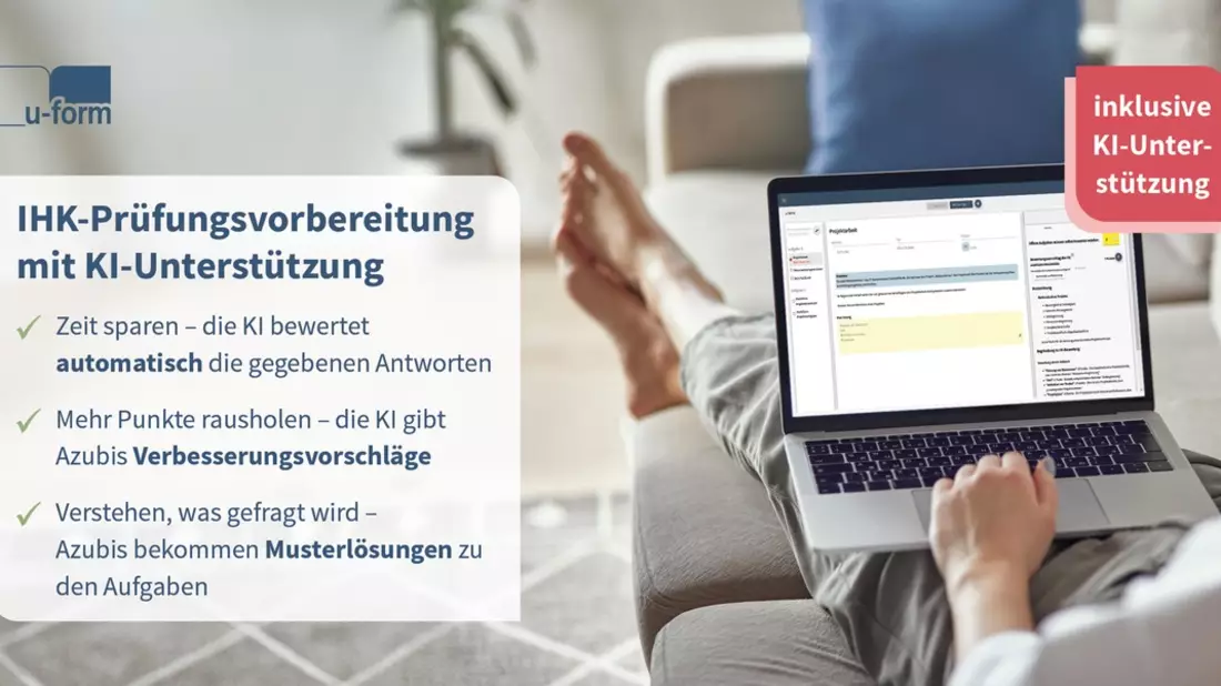 Künstliche Intelligenz als Prüfungstrainer / KI-Tool bereitet Auszubildende auf die IHK-Prüfung vor - Bild: presseportal.de