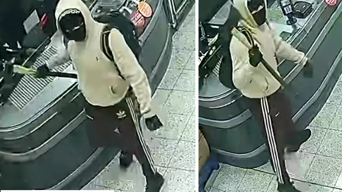 POL-KS: Öffentlichkeitsfahndung nach Raub mit Axt auf Fuldataler Supermarkt: Zeugen gesucht - Bild: presseportal.de