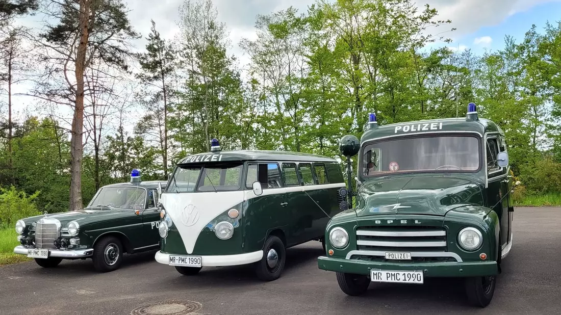 Mittelhessen: MARBURG-BIEDENKOPF: Marburger Polizeioldies beginnen die neue Saison - Museumsöffnung am 19. April mit Neuzugang, Attraktionen, Filmstars - Bild: presseportal.de