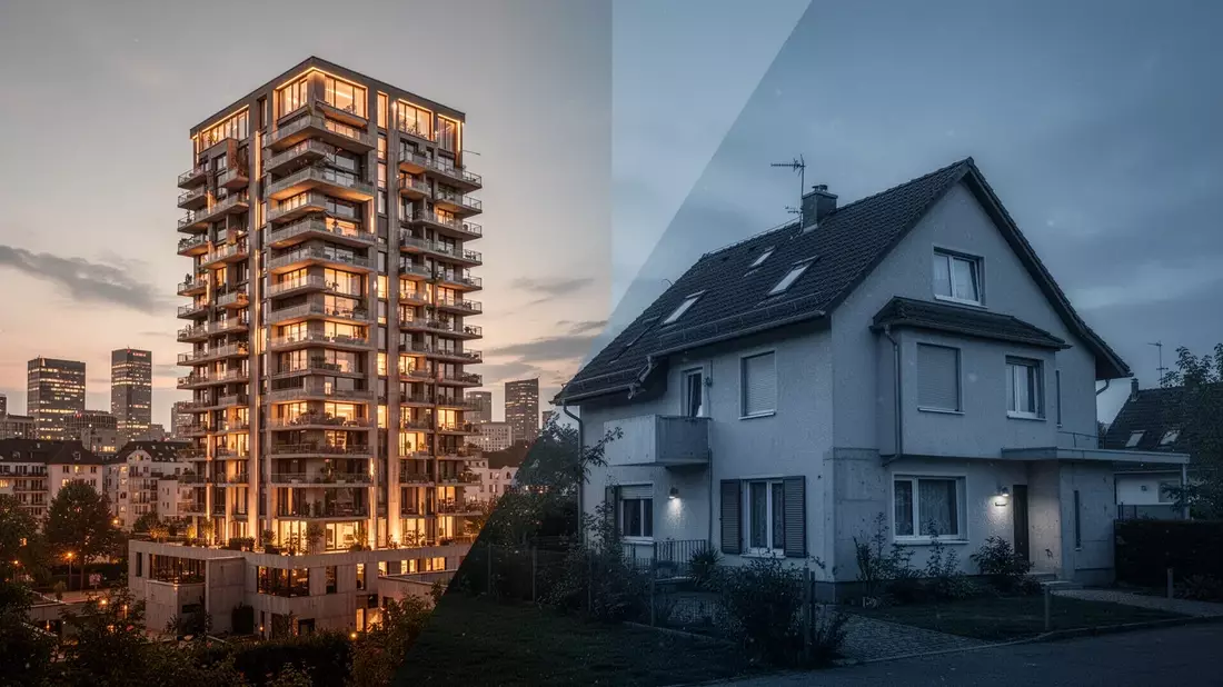 Immobilienmarkt 2026: Wohnungen steigen, Häuser fallen - Bild: über boerse-global.de