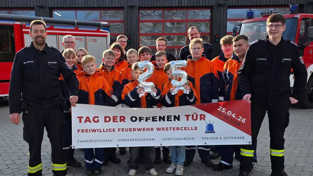 FW Celle: Tag der offenen Tür bei der Ortsfeuerwehr Westercelle am 25. April - Ein Fest für die ganze Familie - Bild: presseportal.de