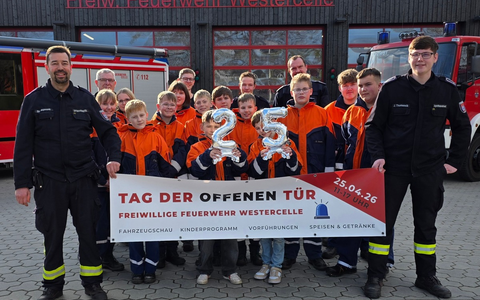 FW Celle: Tag der offenen Tür bei der Ortsfeuerwehr Westercelle am 25. April - Ein Fest für die ganze Familie - Foto: presseportal.de