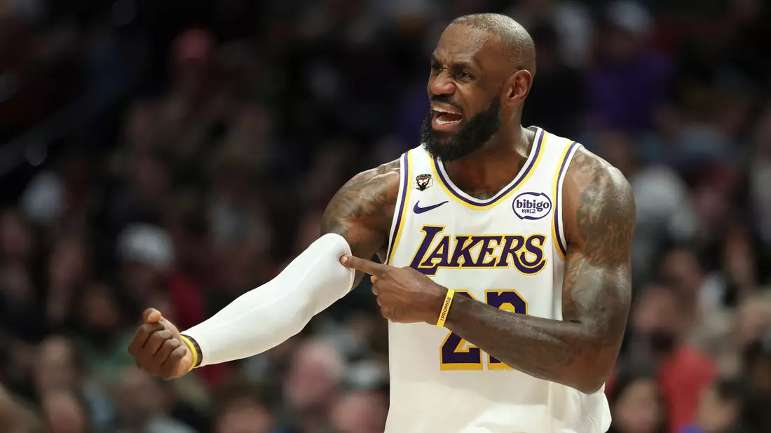 LeBron James reagierte fassungslos. (Archivbild) - Bild: Amanda Loman/AP/dpa