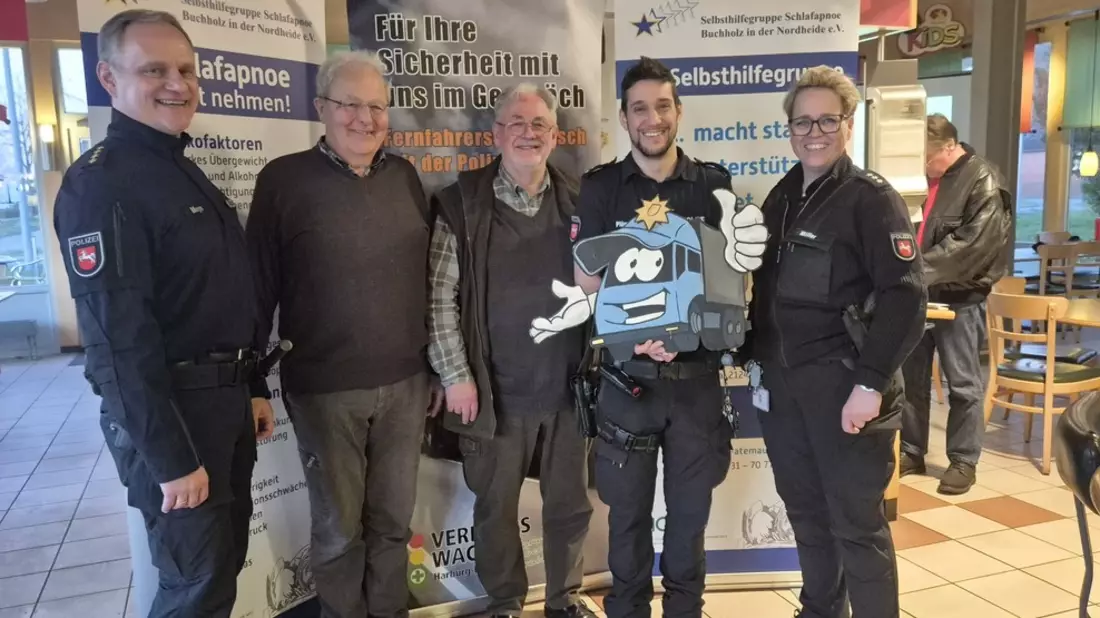 POL-LG: 229. Fernfahrerstammtisch zum Thema Schlafapnoe - Bild: presseportal.de