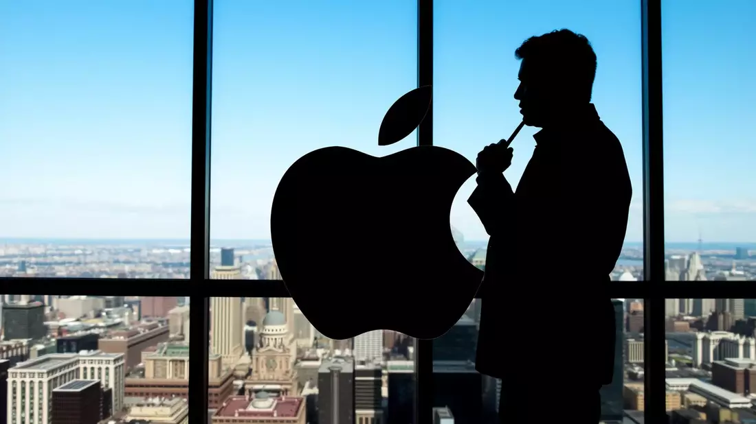 Apple: La confianza de Wall Street ante un cambio en el liderazgo de IA Illustration mit AI erstellt übermittelt durch boerse-global.de