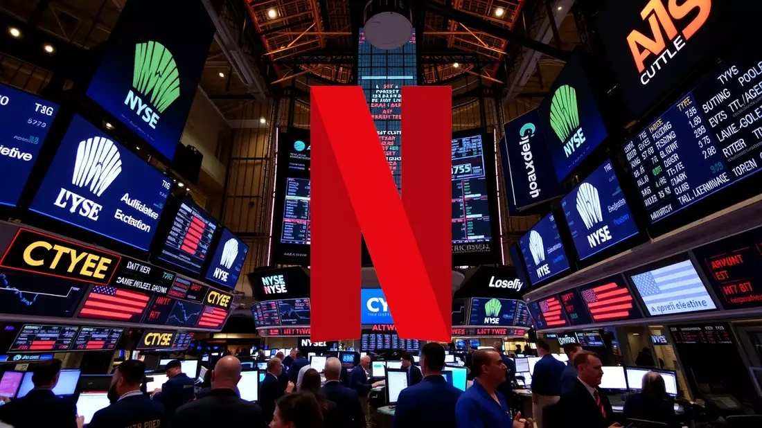 Netflix's Insider Sales Cast Shadow Over Upbeat Earnings Expectations Illustration mit AI erstellt übermittelt durch boerse-global.de