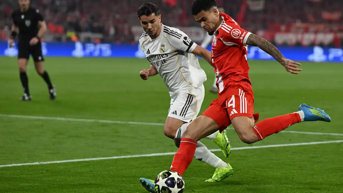 Luis Diaz erlöst den FC Bayern. - Bild: Sven Hoppe/dpa