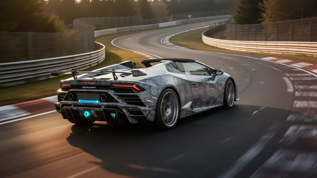 Lamborghini Temerario Spyder: Hybrid-Erlkönig dreht auf der Nordschleife Runden - Bild: über boerse-global.de
