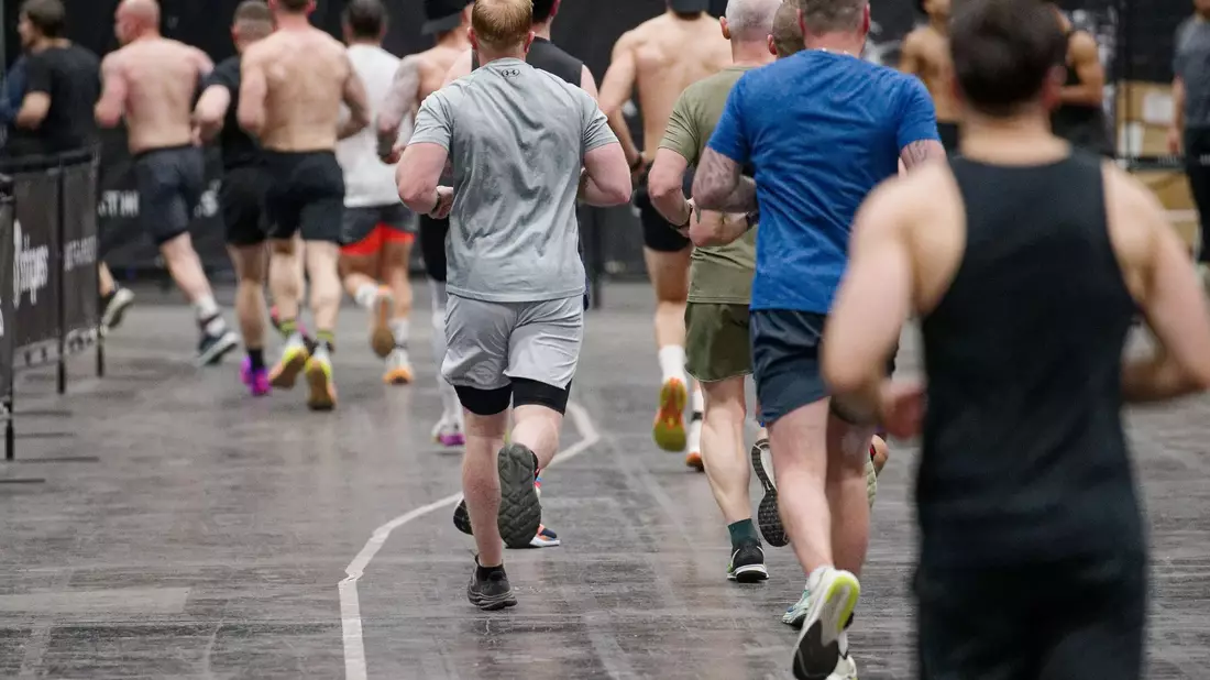 Eine Sportveranstaltung bei der Fibo im vergangenen Jahr. Auch dieses Jahr wird wieder gemeinsam geschwitzt. (Archivbild) - Bild: Henning Kaiser/dpa