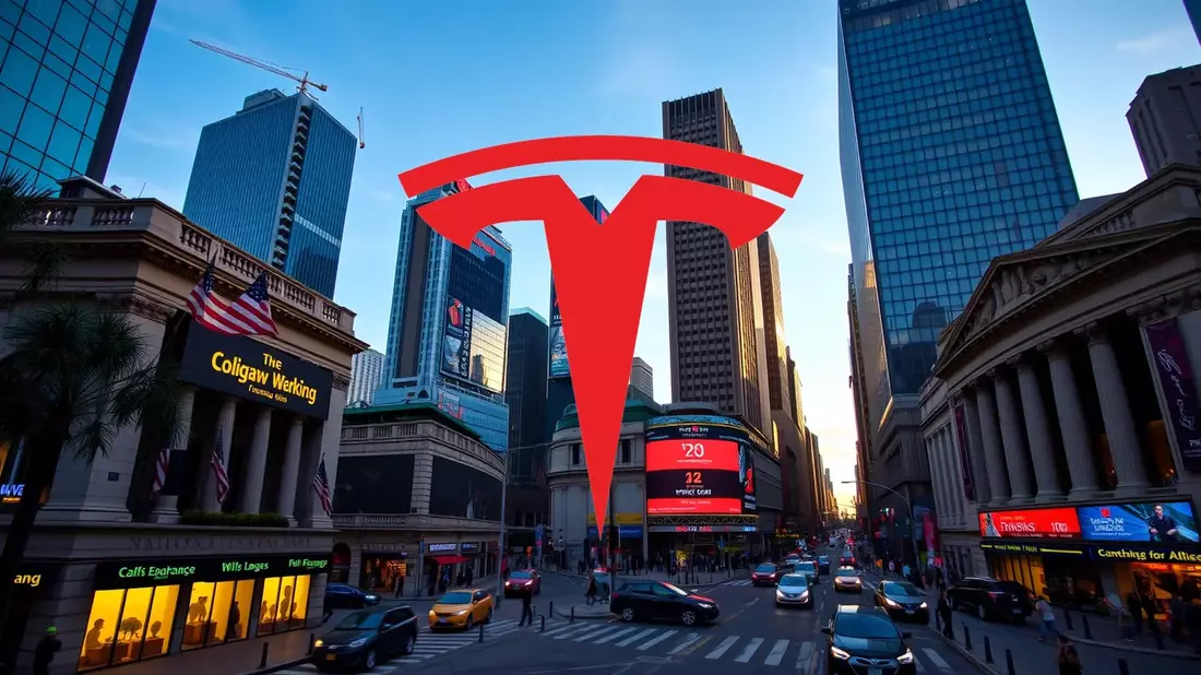 Tesla's Trillion-Dollar Tab Looms Over Earnings Illustration mit AI erstellt übermittelt durch boerse-global.de