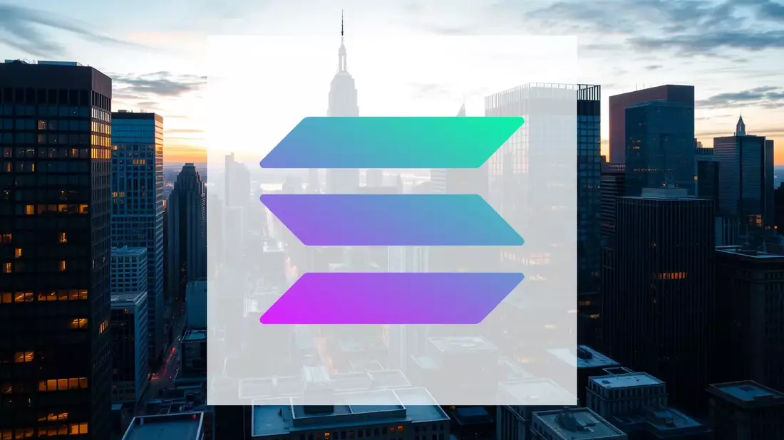 Solana: La Presión Vendedora Enfrenta una Ola de Legitimidad Institucional Illustration mit AI erstellt übermittelt durch boerse-global.de