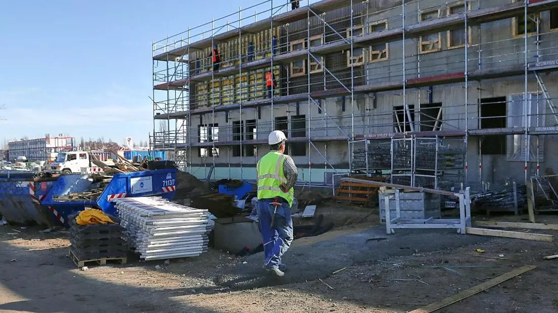 Bauarbeiter auf Baustelle (Archiv) - Bild: via dts Nachrichtenagentur