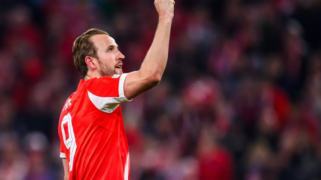 Jubelt über den Halbfinaleinzug des FC Bayern: Harry Kane - Bild: Tom Weller/dpa