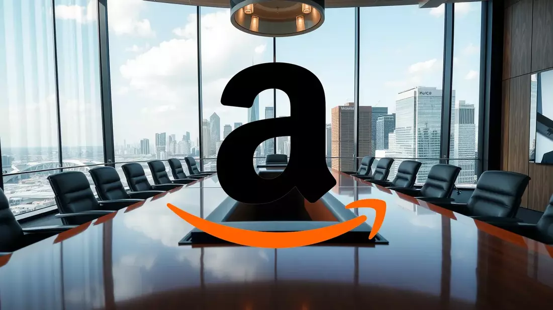 Amazon: El reloj de la cuenta de resultados frente a la carrera espacial Illustration mit AI erstellt übermittelt durch boerse-global.de