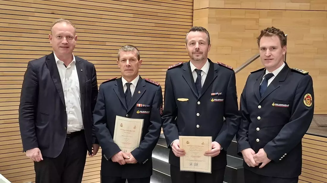 FW Überlingen: Bestellung des Abteilungskommandos der Einsatzabteilung Lippertsreute der Freiwilligen Feuerwehr Überlingen - Bild: presseportal.de