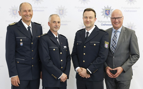POL-OH: Auf Blum folgt Murch: Tobias Murch heißt der neue Leiter der Polizeidirektion Fulda - Foto: presseportal.de