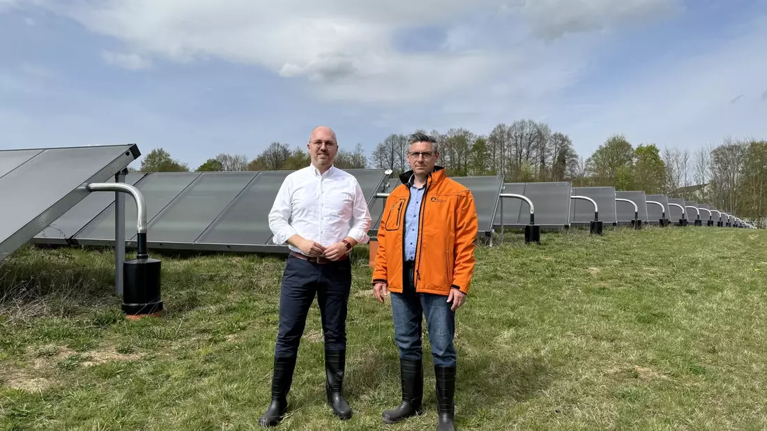 Leuchtturmprojekt für Schleswig-Holstein / Solarthermiepark Lübeck erzeugt CO2-neutrale Wärme - Bild: presseportal.de
