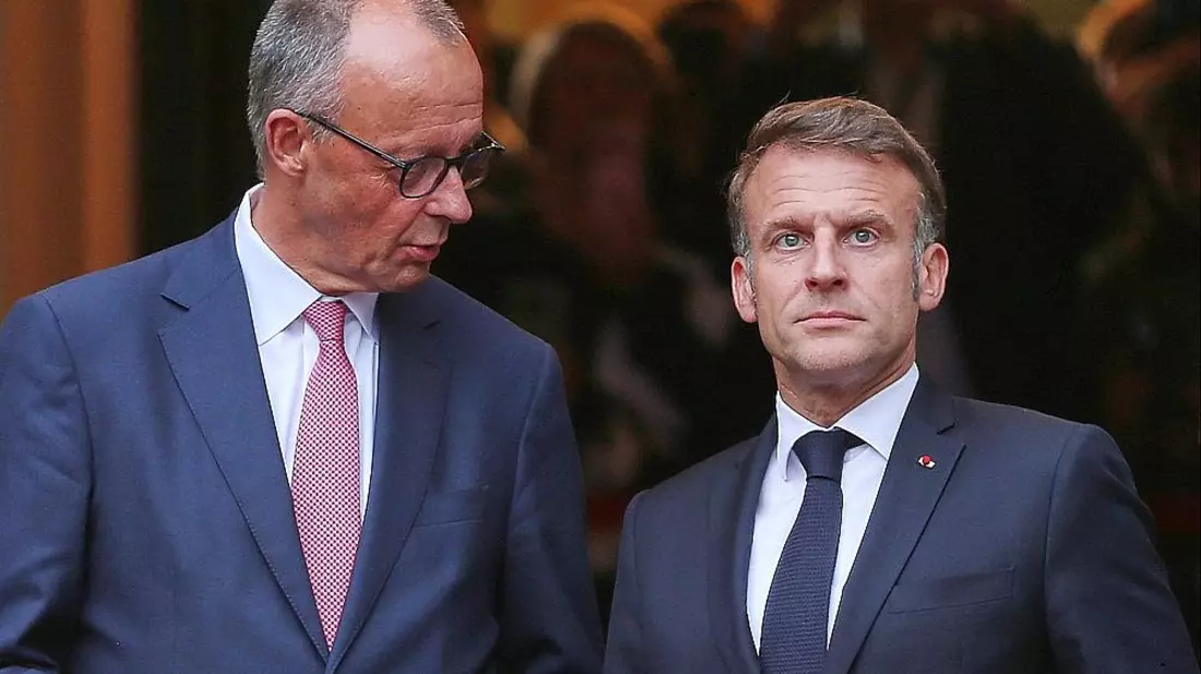Friedrich Merz und Emmanuel Macron (Archiv) - Bild: via dts Nachrichtenagentur